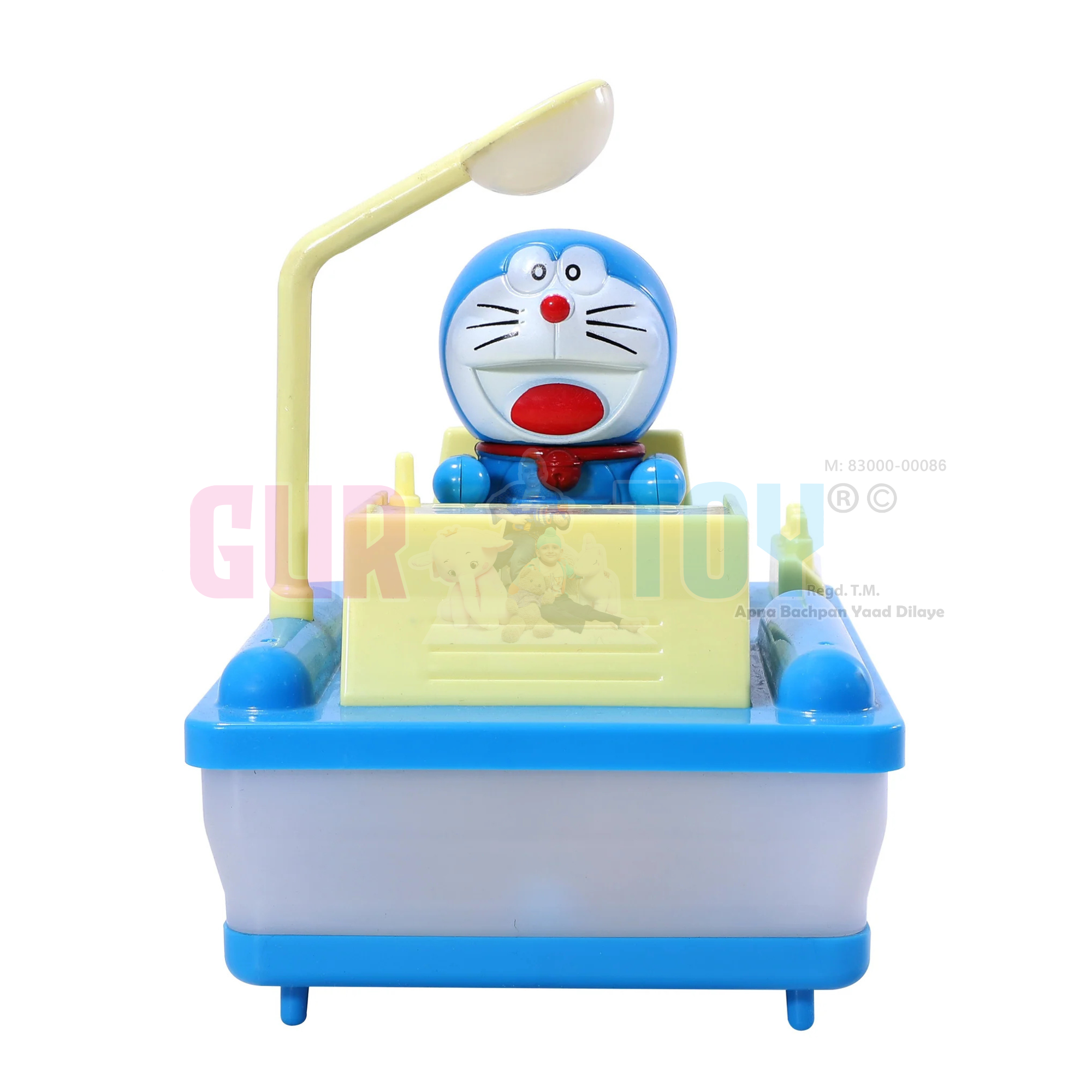 Doraemon Time Machine toy, Doraemon bump and go toy, Doraemon musical toy for kids, Doraemon light-up toy, Best Doraemon toys for children, Battery-operated Doraemon toy, Doraemon BPA-free toys, Toys for kids aged 3+ years, Fun musical toys for toddlers, Light and sound toys for kids, Doraemon playtime toys, Interactive Doraemon toy, Doraemon gift ideas for kids, Doraemon collectible toys, Doraemon kids' entertainment toy